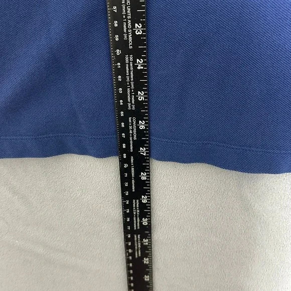 Burberry Brit Men's Blue Polo Shirt XL 100% Cotton Equestrian Knight Logo - Picture 6 of 11